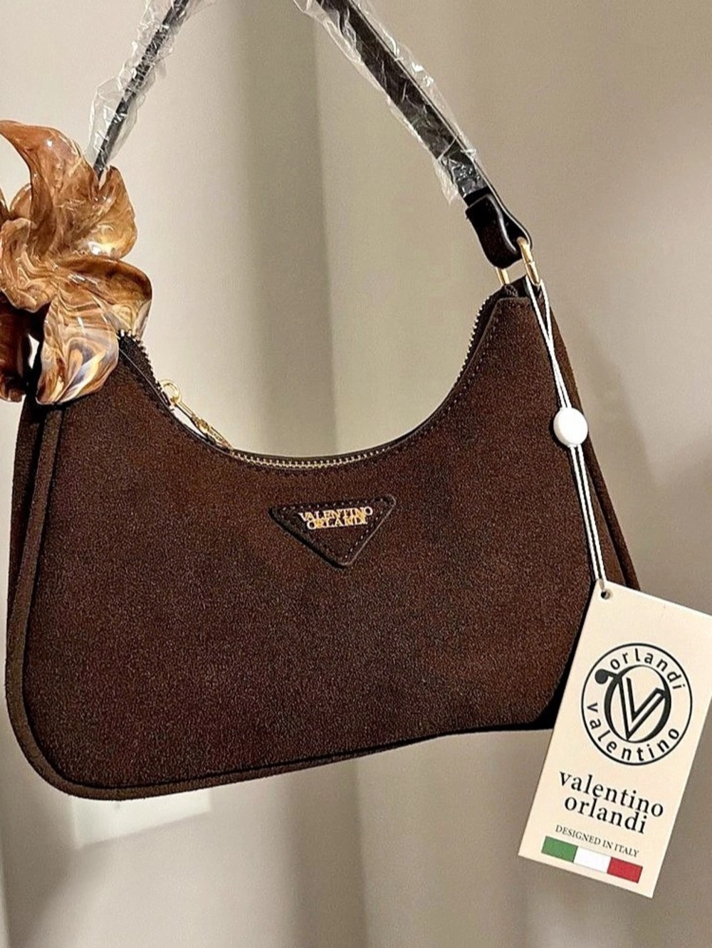 Valentino Orlandi Shoulder Bags Brown